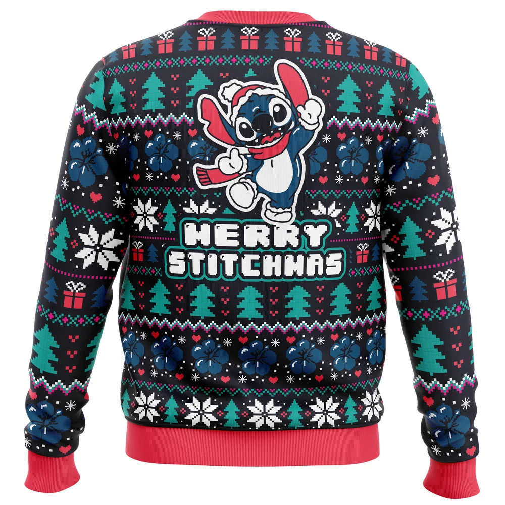 Merry Stitchmas Stitch Ugly Christmas Sweatshirt