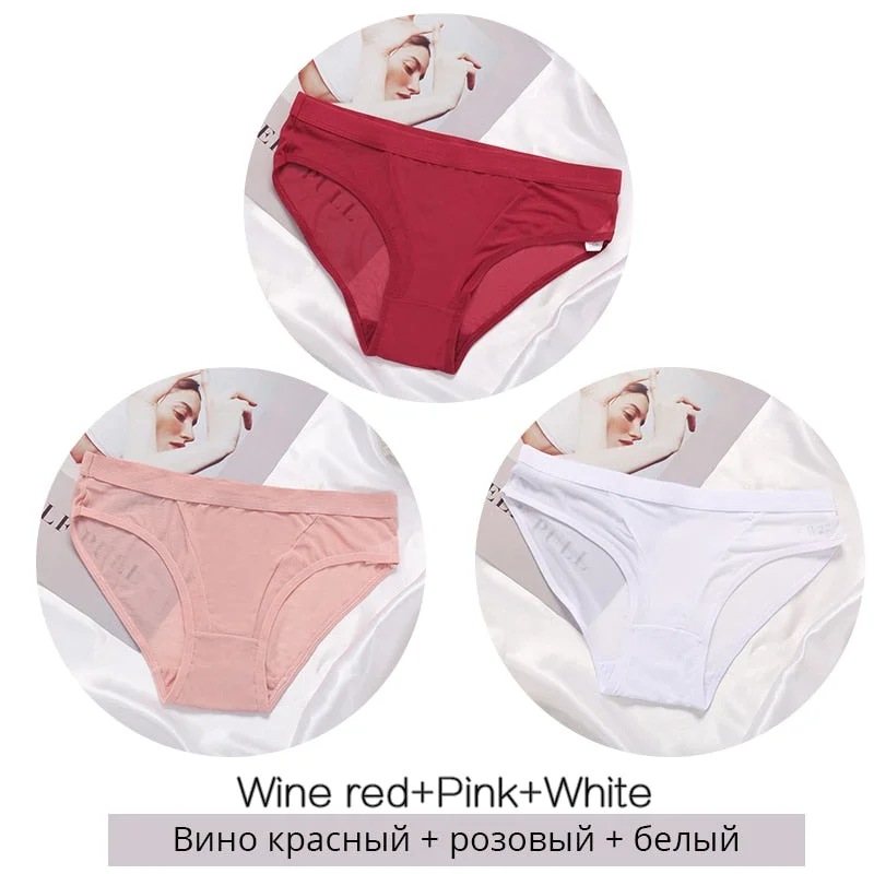FINETOO Women Low Waist Panties Transparent Mesh Underpants M-2XL Ladies Briefs Female Underwear Fashion Girl Panty Lingerie New
