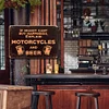 If Money Can't Buy Happiness, Explain Motorcycles And Beers - Metal Tin Signs(8*12Inch/12*16Inch) - Bar