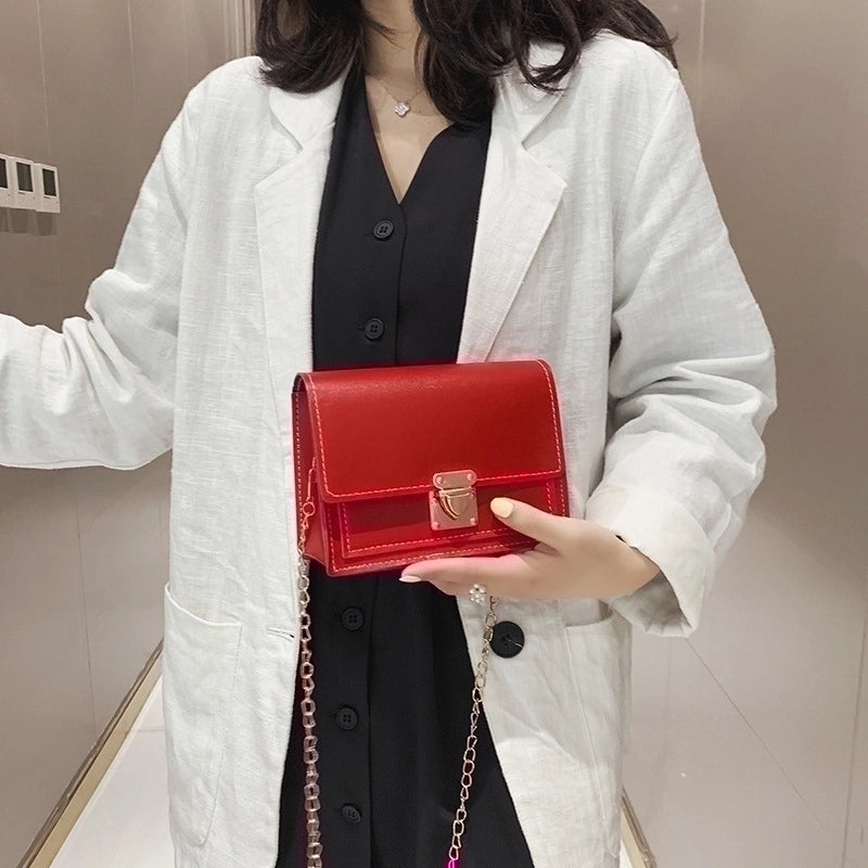 New Fashion Korean Shoulder Chain Small Square Bag Shoulder Bags