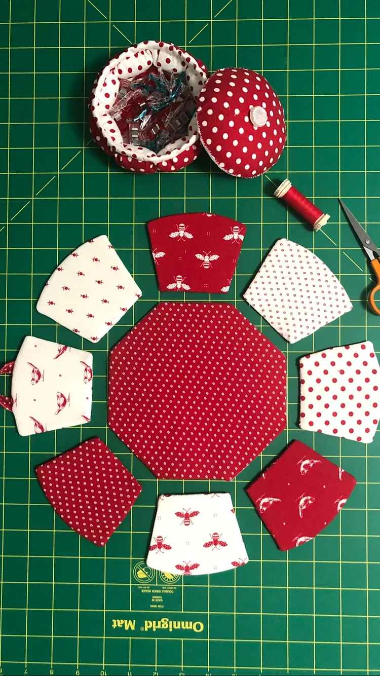 PDF Pattern for DIY Octagon Basket Sewing
