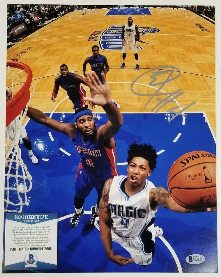 ELFRID PAYTON Signed 11x14 Photo Poster painting Orlando Magic Autograph ~ Beckett BAS COA