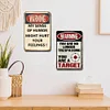 2pcs - Warning - Vintage Metal Signs(12*16Inch) - Warning