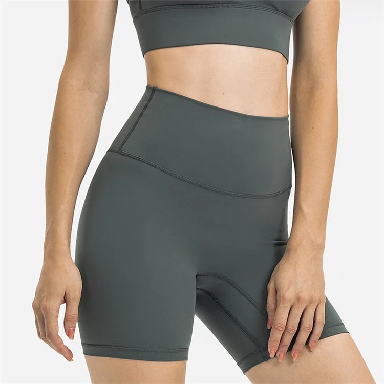 High Waist Biker Running Shorts