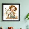 Farm Baby - 18CT Stamped Cross Stitch 25*25cm/9.84*9.84in
