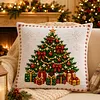 Christmas 11CT Stamped Cross Stitch Pillow Cover Kit  tapestrymarket
