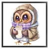 Owl - 18CT Stamped Cross Stitch 20*20cm/7.87*7.87in