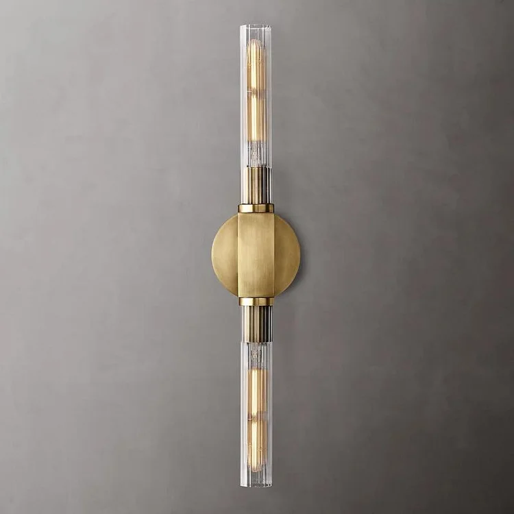 Double Heads Candlestick Wall Sconce, Wall Lamp Vjlight