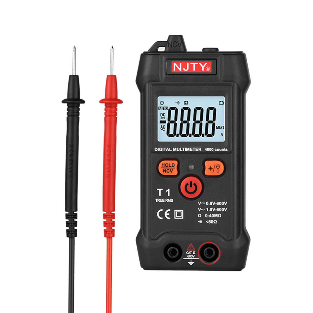 

High Precision Digital AC DC Multimeter Mini Non-Contact Resistance Tester, 501 Original