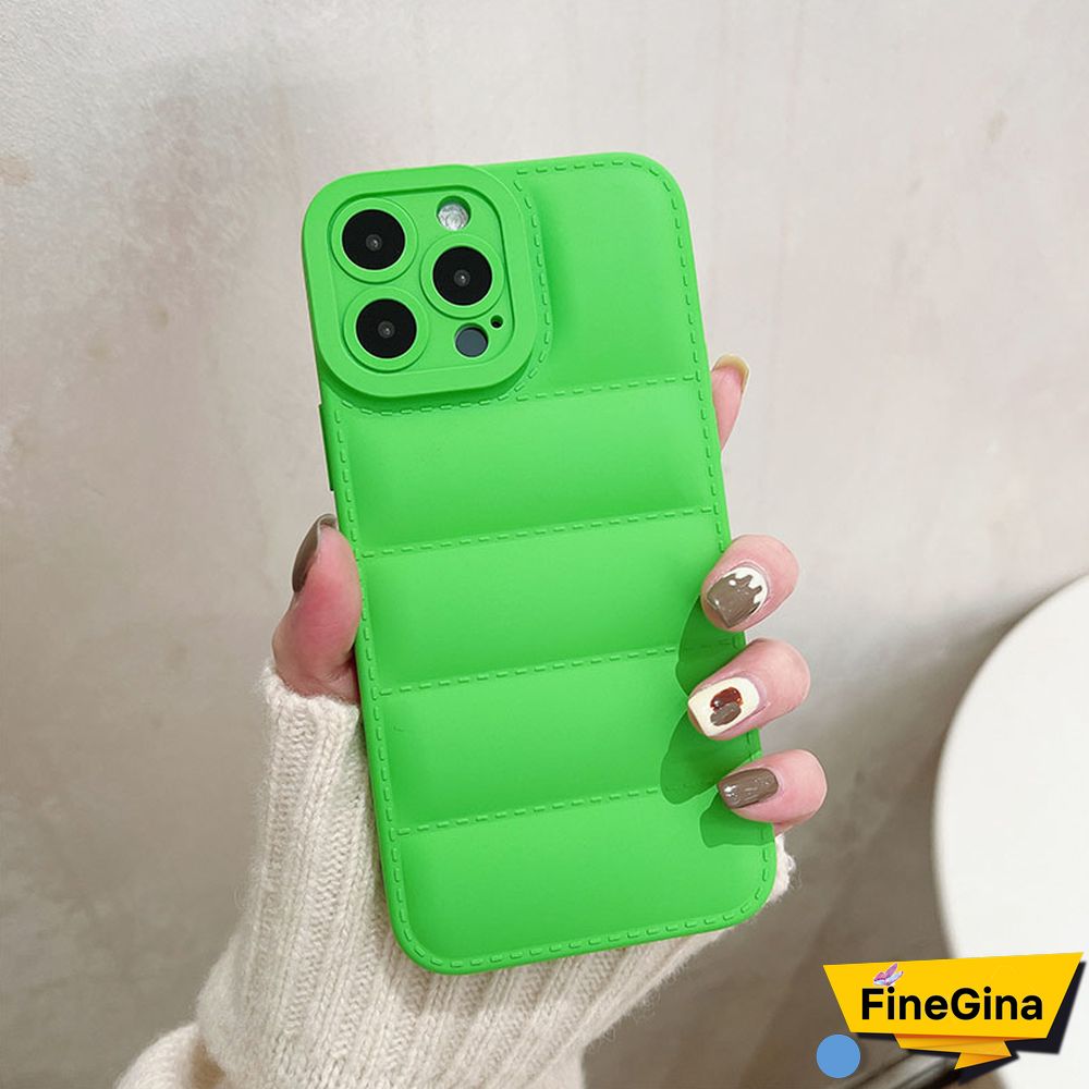 Orange Casual Solid Patchwork Phone Case