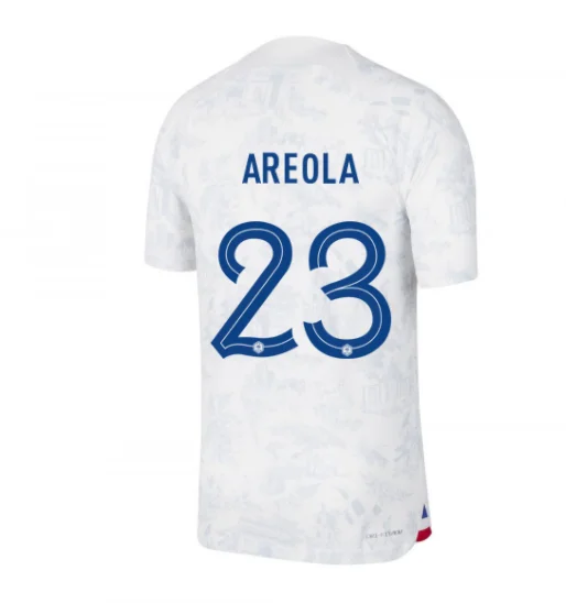 Alphonse Areola 23 France 2022-23 Women Away Jersey National Team