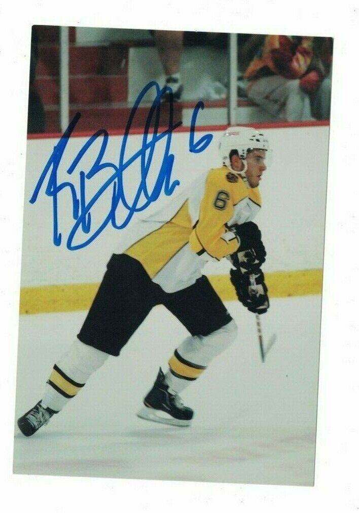 Ryan Button Providence Bruins Signed 4x6 Hockey Photo Poster painting W/Our COA