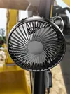 USB Single Head Car Fan 12V/24V with Suction Cup Windshield Desk Fan Auto Cooler