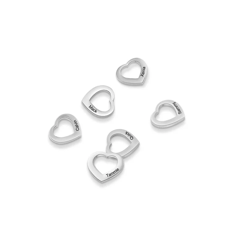 Only Heart Charms 1 Heart Shape Pendant for Bracelet
