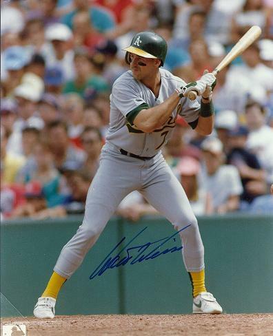 Walt Weiss Signed - Autographed Oakland A's 8x10 inch Photo Poster painting + Real Deal COA