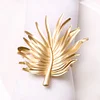 Golden Palm Leaf Catering Napkin Ring