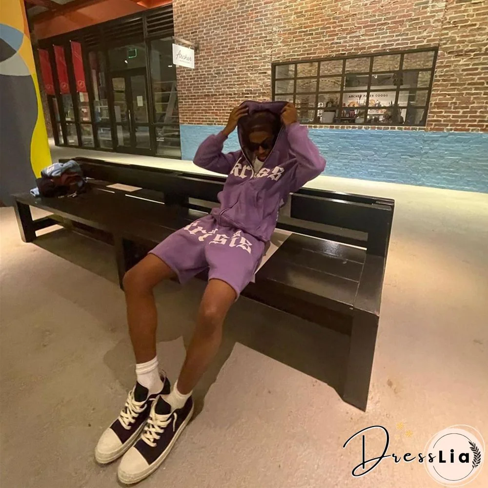 Fashion Men Sweatshirt Y2k Aesthetic Fairy Grunge Long Sleeve Hooded Tops Mens Hoodies Zipper Clothes Streetwear