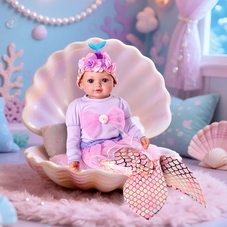 Babeside Smiling Reborn Baby Winter&nbsp;17" Poseable & Structured Newborn Healing of the Heart
