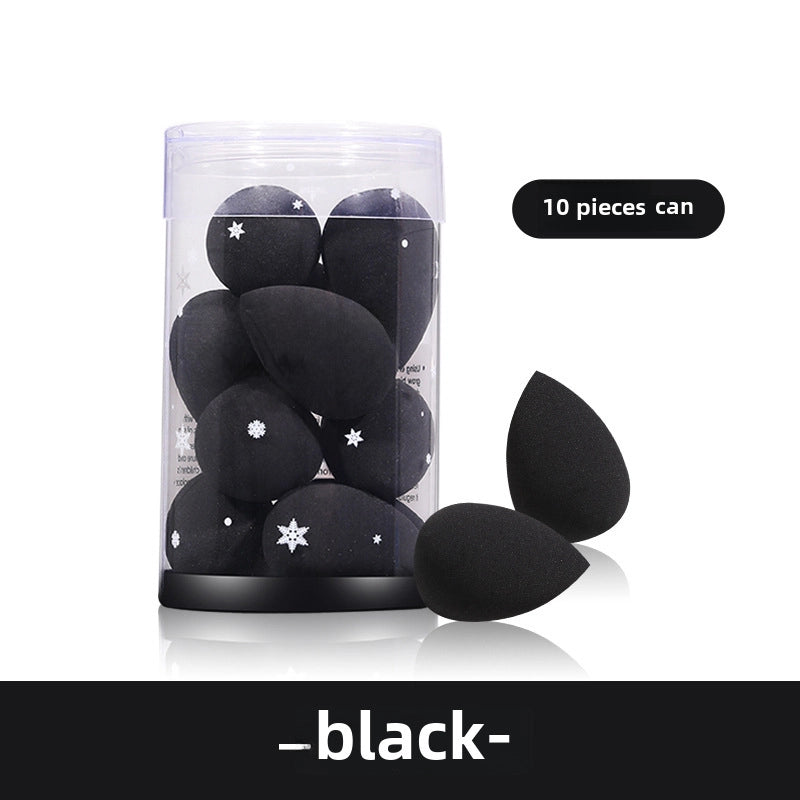 ALYAN Mini Beauty Egg Cylinder 10 Pack Soak Water Enlarged Wet And Dry Cosmetic Sponge Powder Puff Foundation BB