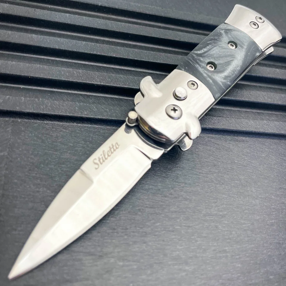 Mini Stiletto Switch Blade Automatic Knife