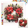 Diamond Painting -5D Full Square Drill Xmas Wreath(45x45cm)