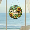 Welcome Sunflower Double Sided - 5D DIY Pendant