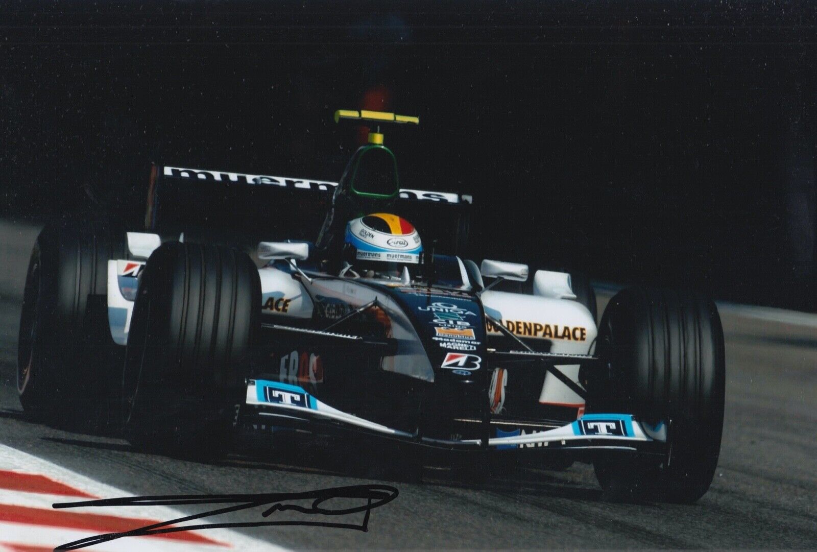 Bas Leinders Hand Signed 12x8 Photo Poster painting F1 Autograph Minardi 4