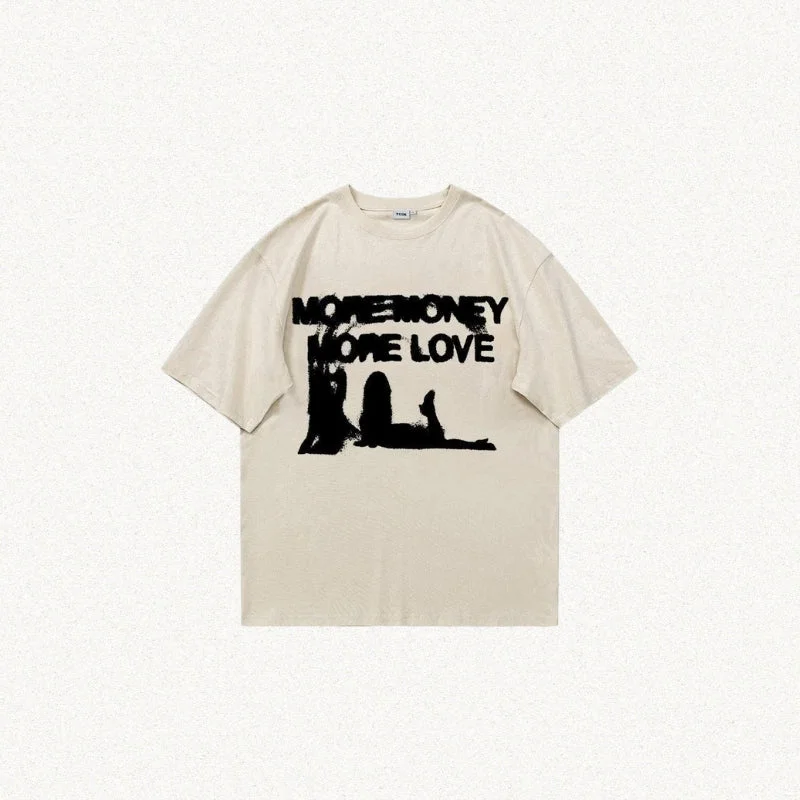 Brownm Money More Love Tee