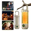 Super Bright Flashlight USB Charging 150LM Mini Camping Light for Hiking (Khaki)
