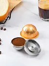 Refillable Reusable Capsule Coffee Filter Pods for Nespresso Vertuo Next