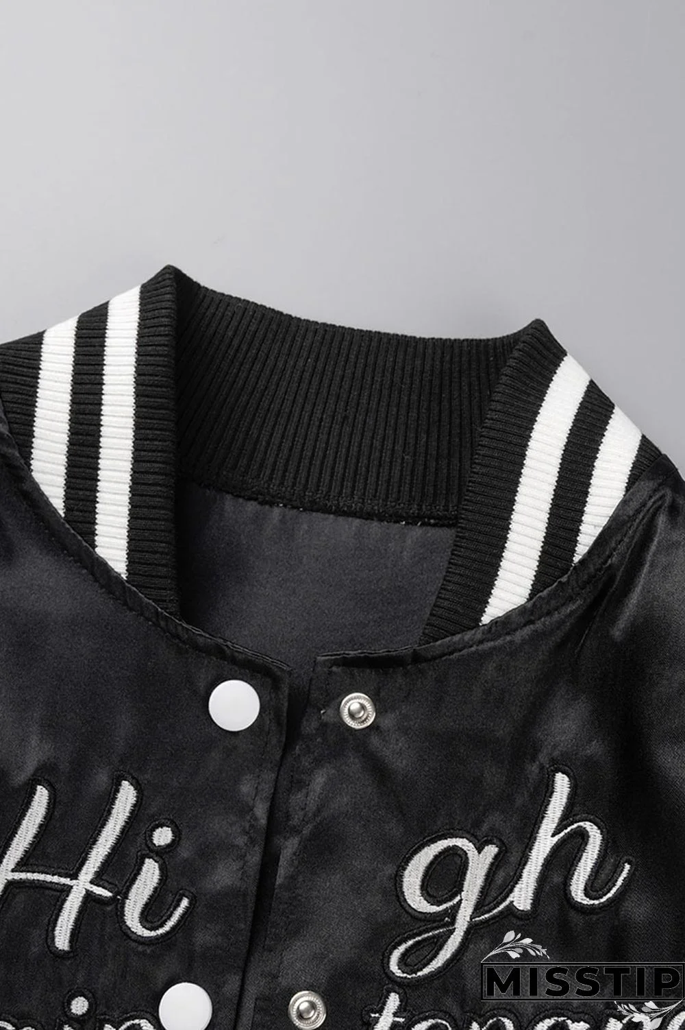 Green Casual Street Embroidered Patchwork Buckle Cardigan Collar Outerwear