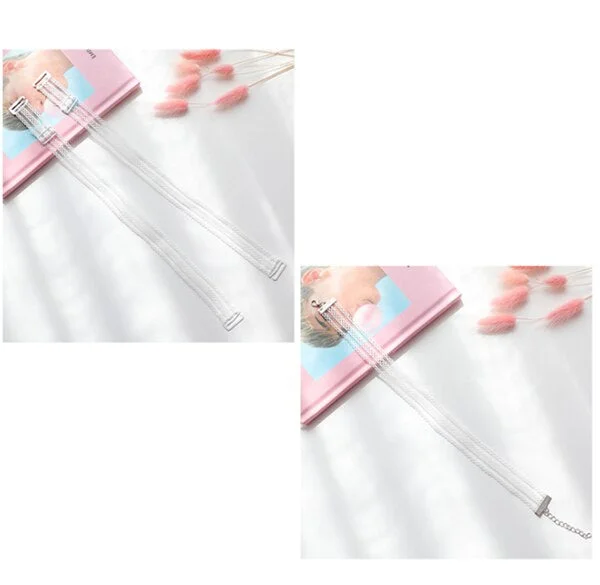 Invisible Bras Shoulder Straps Lace Elastic Women Underwear Brassiere Strap Adjustable Double-shoulder Lingerie Bra Accessories
