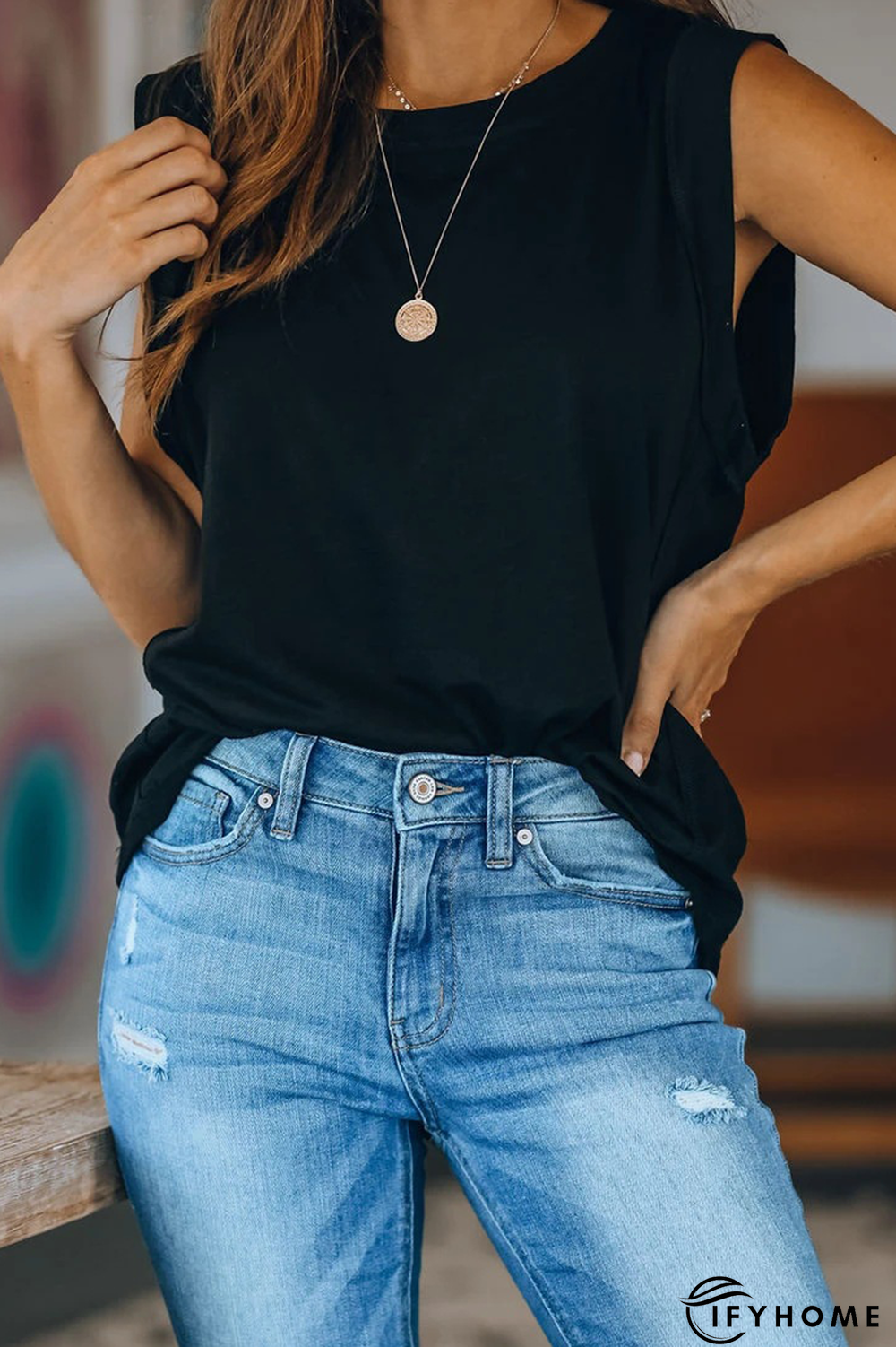 Casual Solid Basic O Neck T-Shirts(4 Colors) | IFYHOME