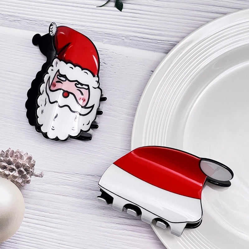 Christmas Cute Women’s Christmas Hat Santa Claus Arylic Hair Claws