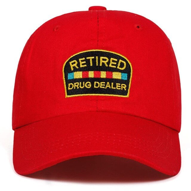Retired Drug Dealer Hat Dad Hat Cotton Baseball Cap Style Low Profile golf cap hats men women snapback hip hop garros