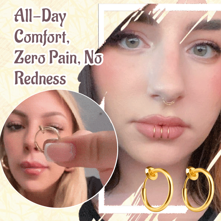 🔥50% OFF🔥Stainless Steel Non-Piercing Septum Hoop