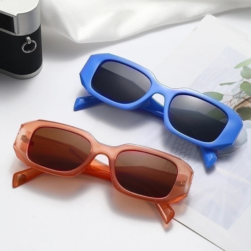 Streetwear Geometric Ac Square Full Frame Women’s Sunglasses