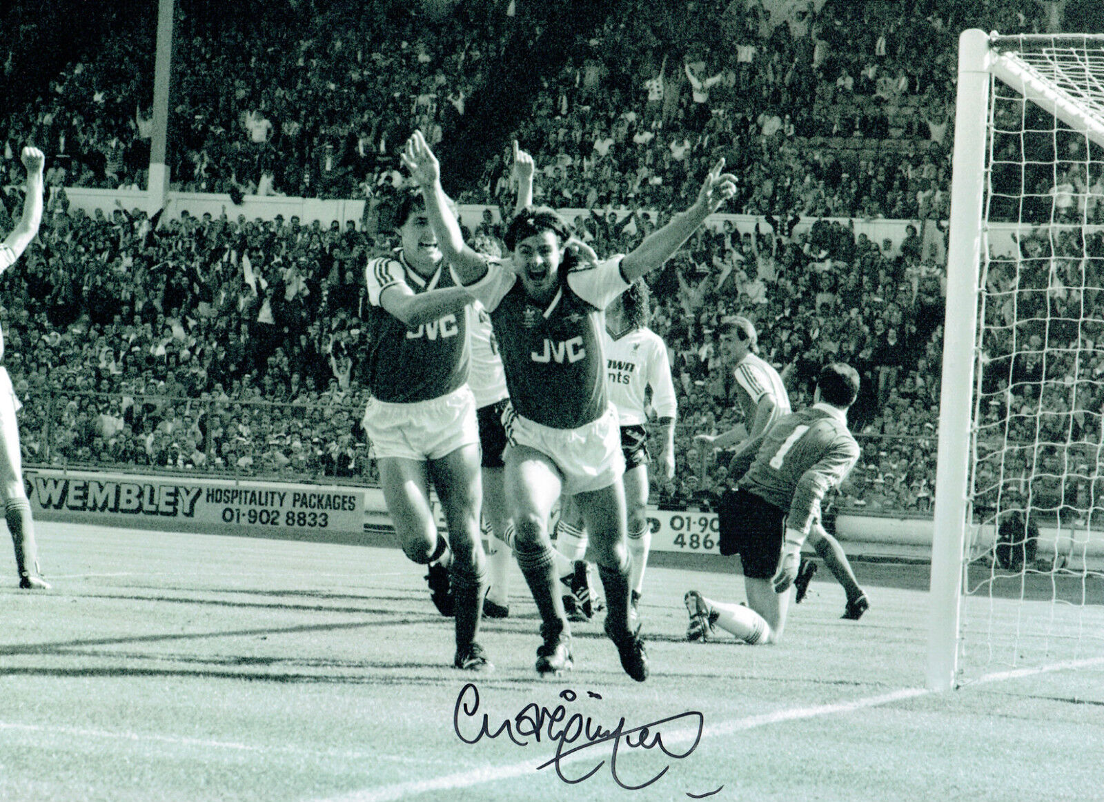 Charlie NICHOLAS Signed Autograph 16x12 Arsenal Football GOAL Photo Poster painting AFTAL COA