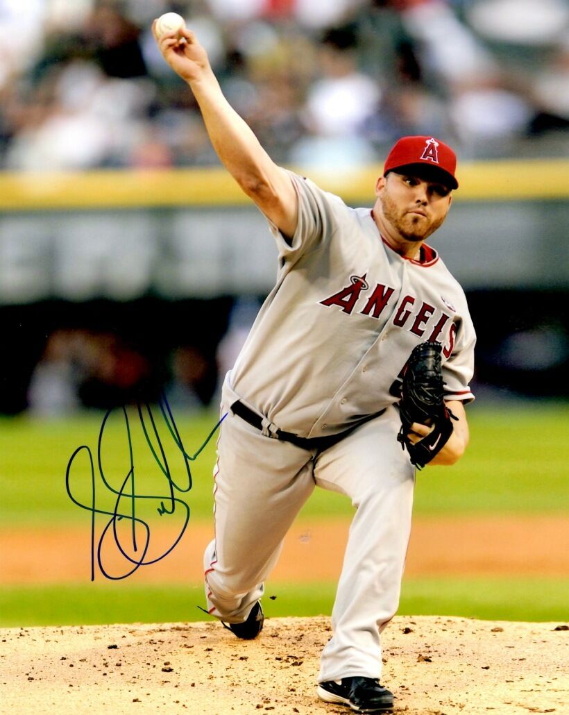 AUTOGRAPHED 8x10 SEAN O'SULLIVAN Los Angeles Angels Photo Poster painting W/COA