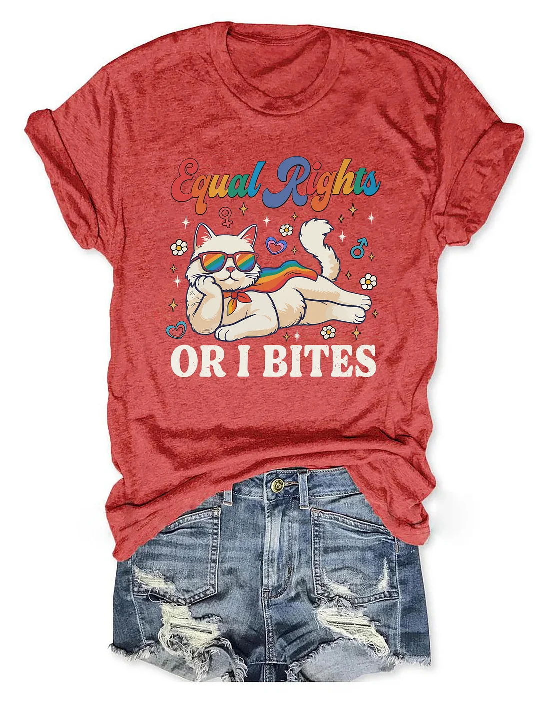 Equal Rights Or I Bites T-shirt