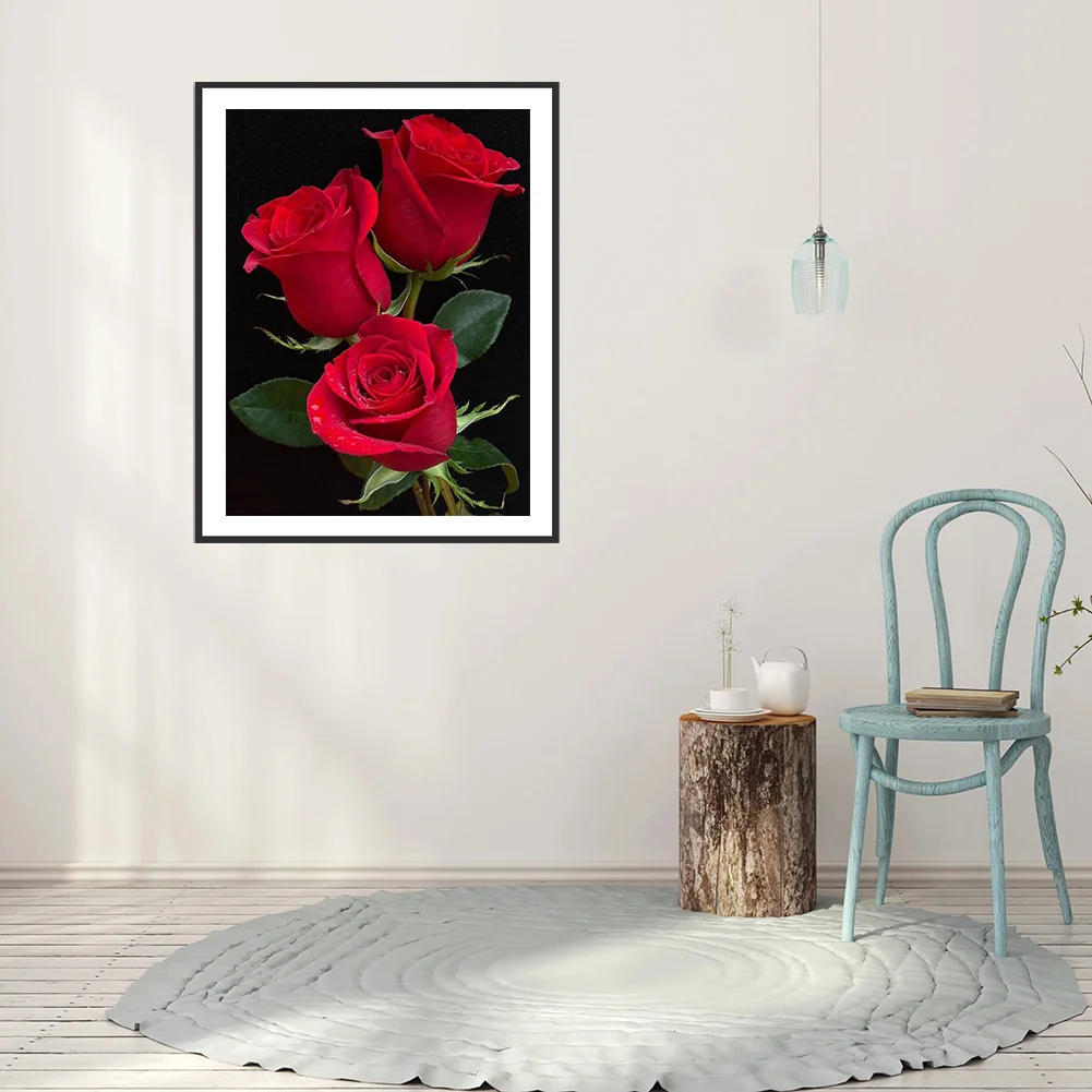 Diamond Painting - Full Round Drill - Rose