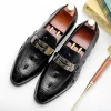 Comfortable Mens Casual Leather Loafers Dress Shoes
