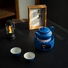 Klein Blue Ceramic Tea Set Household Afternoon Tea Warming Tea Boiling Tea Set
