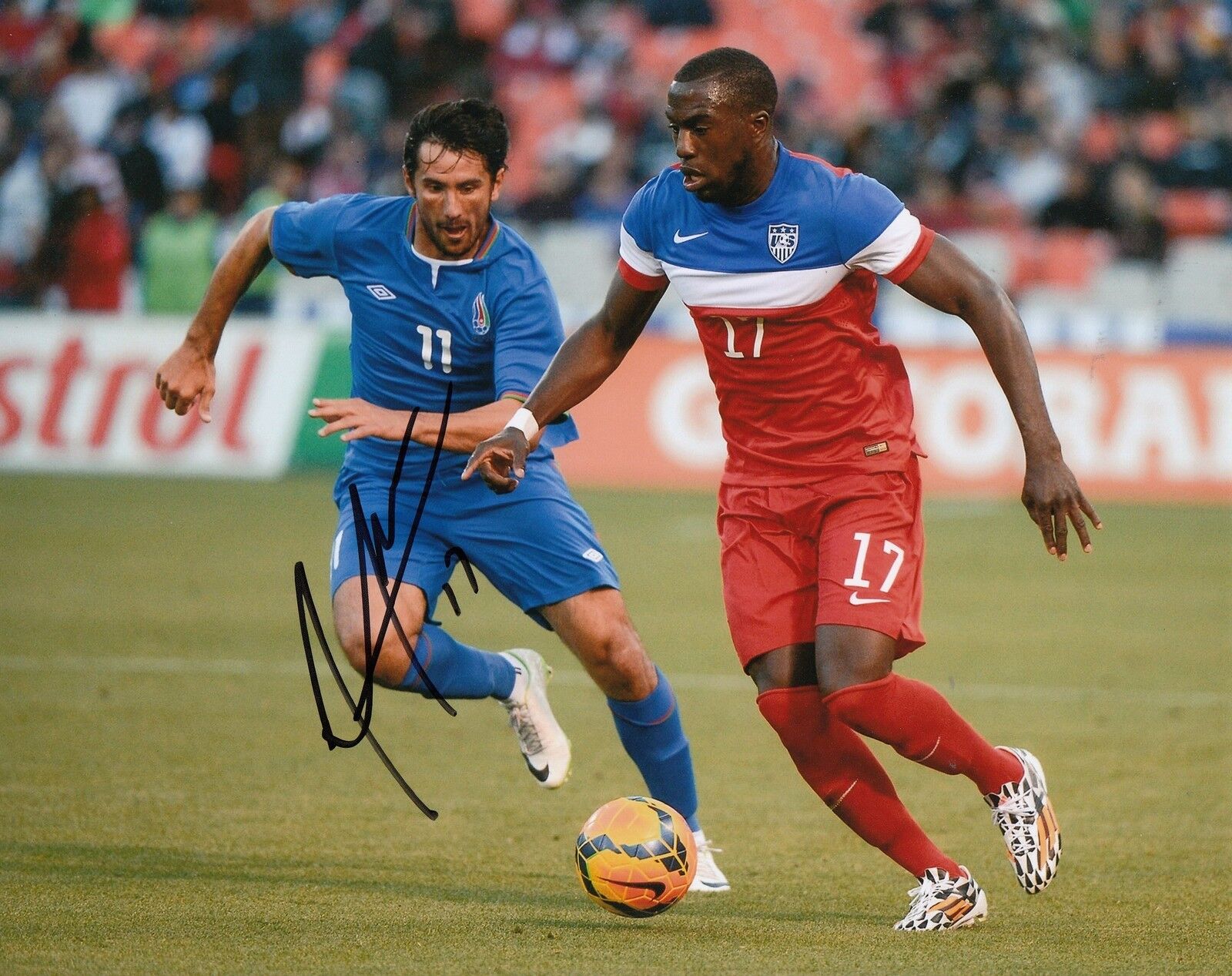 JOZE ALTIDORE signed *TEAM USA* MLS SOCCER 8X10 Photo Poster painting W/COA (TORONTO FC) #1