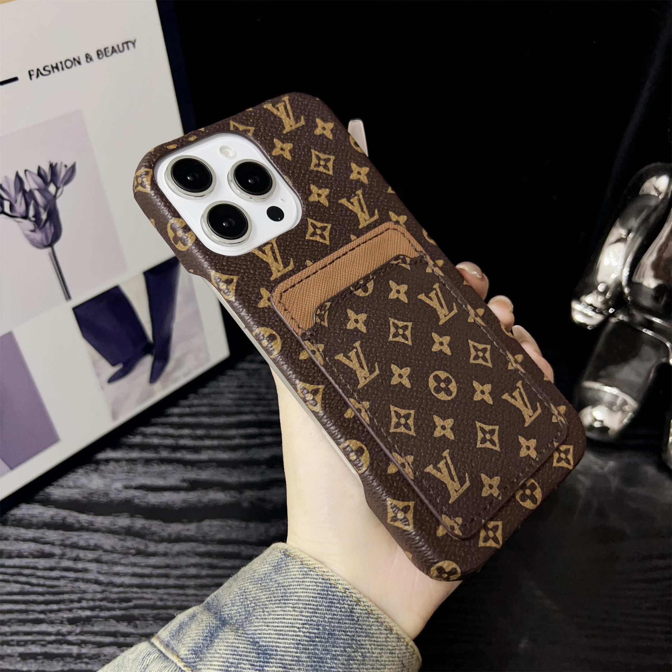 LV Card Holder iPhone Case Gucci Samsung Galaxy Cover