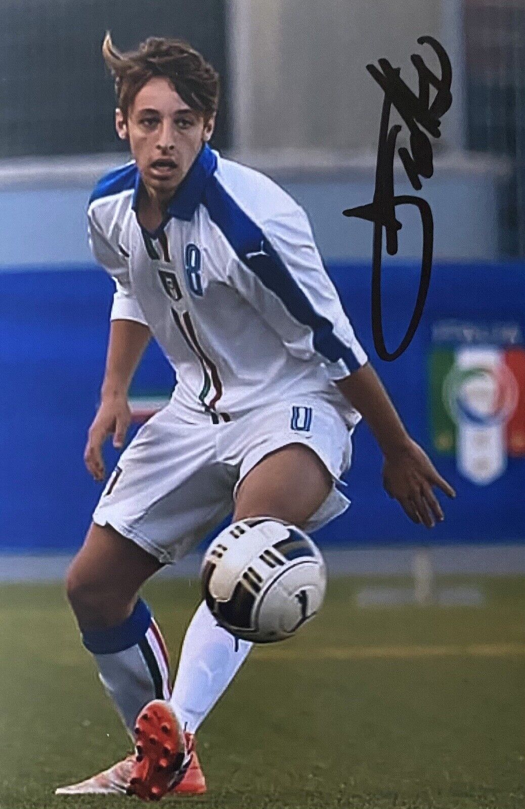 Davide Frattesi Hand Signed Italy 6X4 Photo Poster painting 3