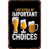 (Multi Style)Beer Bar Cafe - Metal Tin Signs(8*12Inch/12*16Inch) - Bar
