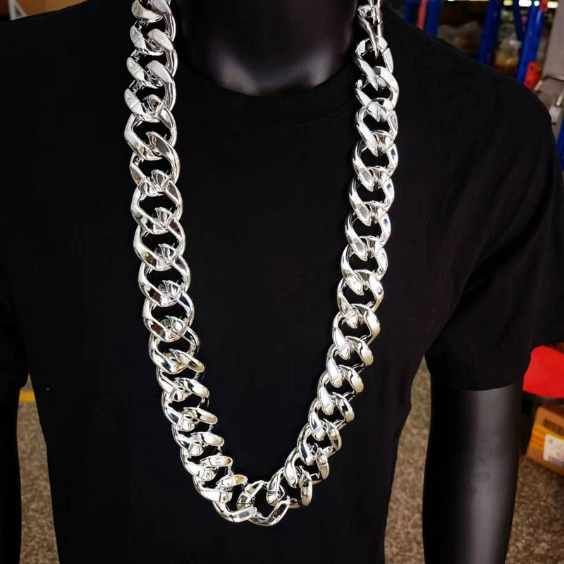 5 Pieces Exaggerated Solid Color Ccb Necklace