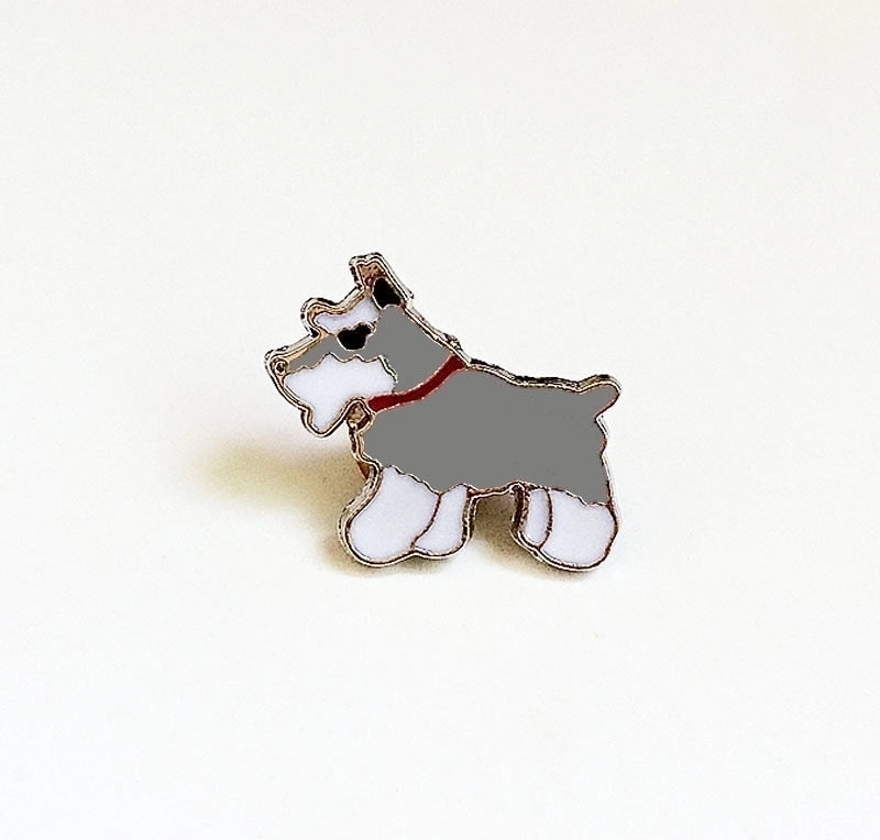 Cute Minimalist Pin Animal Dog Alloy Enamel Unisex Brooches