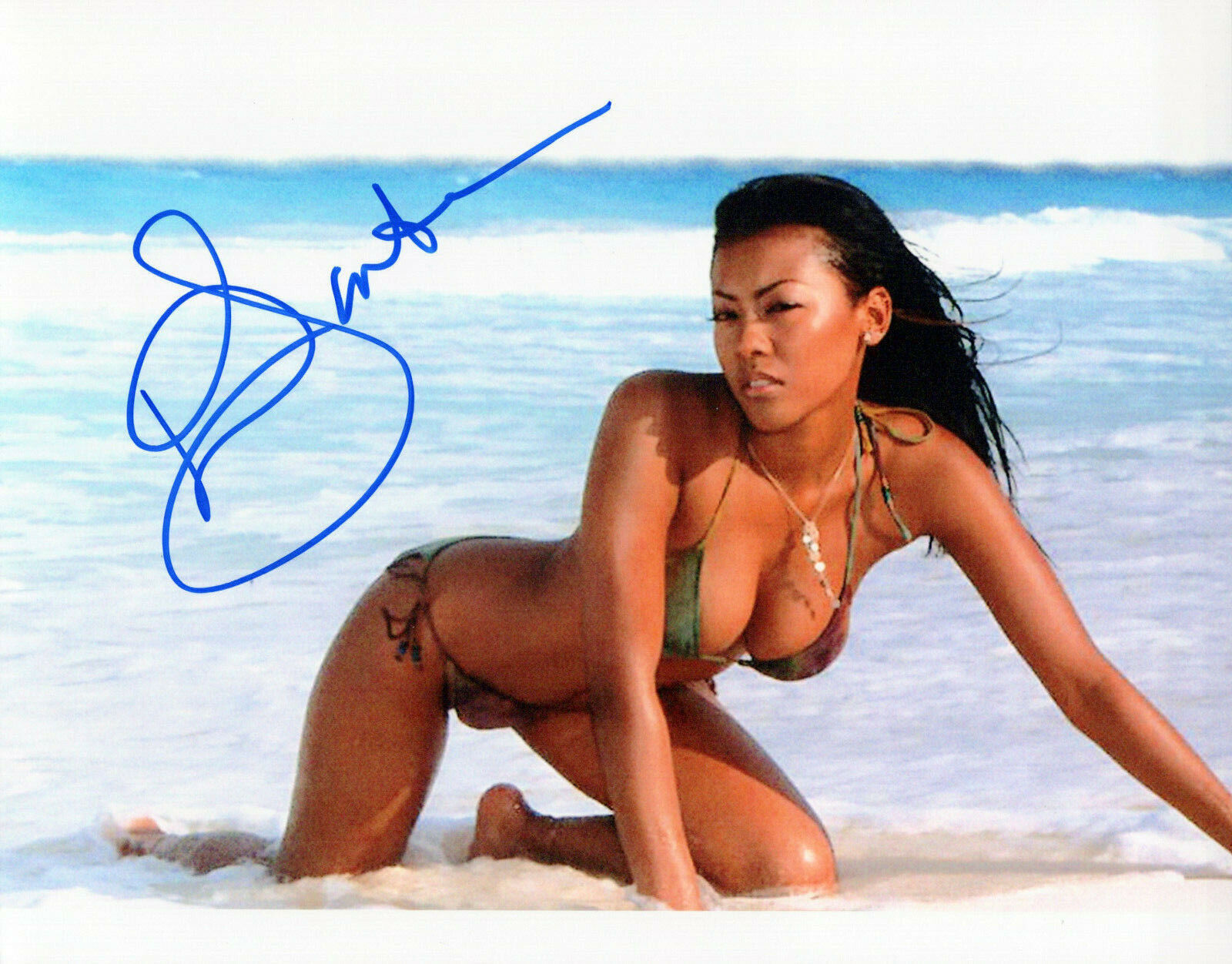 Denyce Lawton glamour shot autographed Photo Poster painting signed 8x10 #17